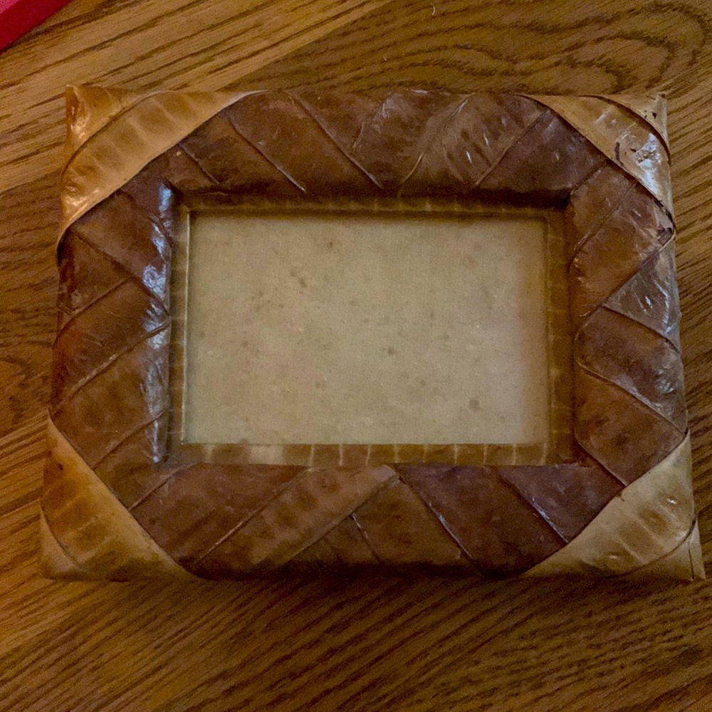 Banana Leaf Handmade 4x6 Photo Frame